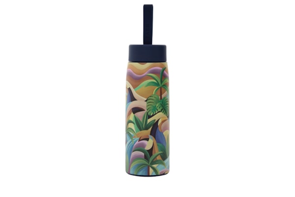 Garrafa Que Sede 500ML Montanha - Azul