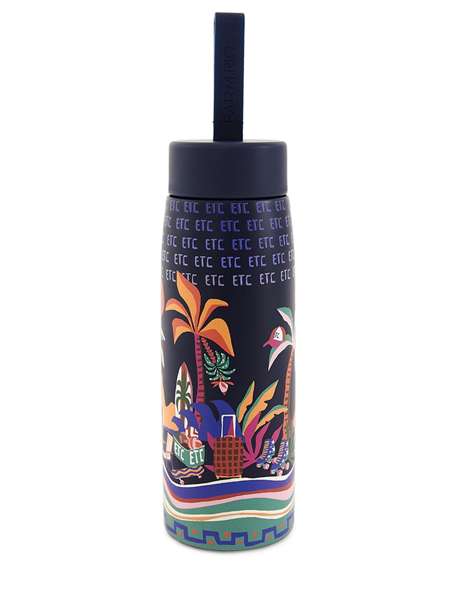 Garrafa Que Sede 500ML Mundo Az Azul Farm Etc