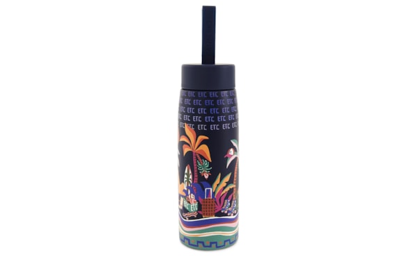 Garrafa Que Sede 500ML Mundo Az - Azul