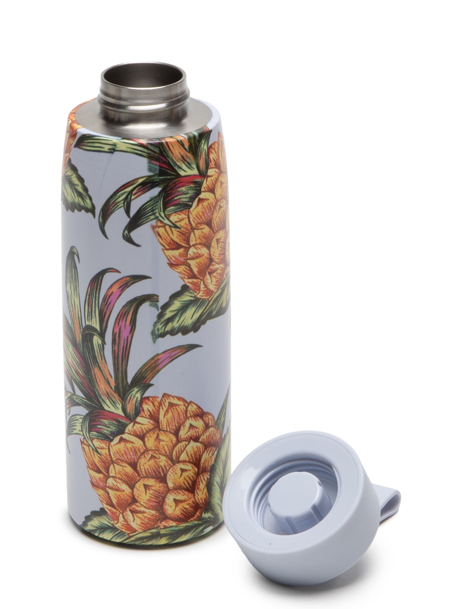 Garrafa Que Sede 500ml Suco de Abacaxi Branco Farm Etc