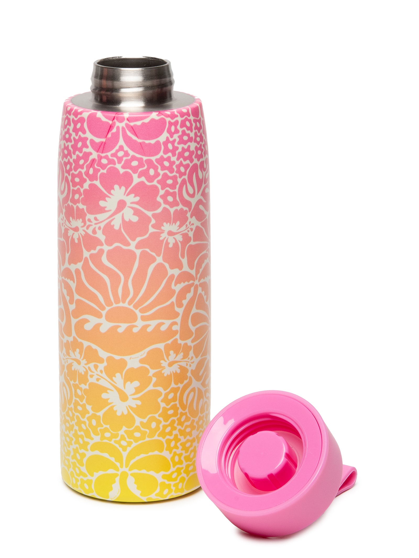 Garrafa Que Sede 500ML Sunset Yoga Rosa Farm Etc