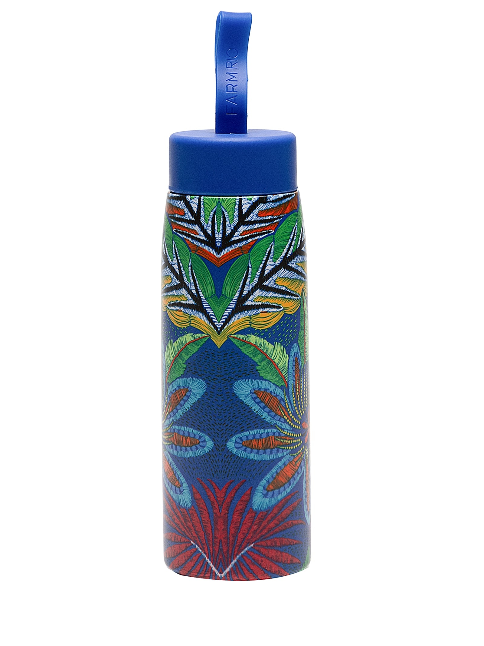 Garrafa Que Sede 500ML Tapete De Tucano Azul Farm Etc