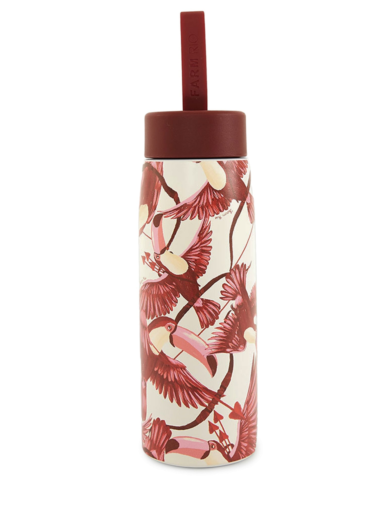Garrafa Que Sede 500ML Tucano Cupido Vermelho Farm Etc