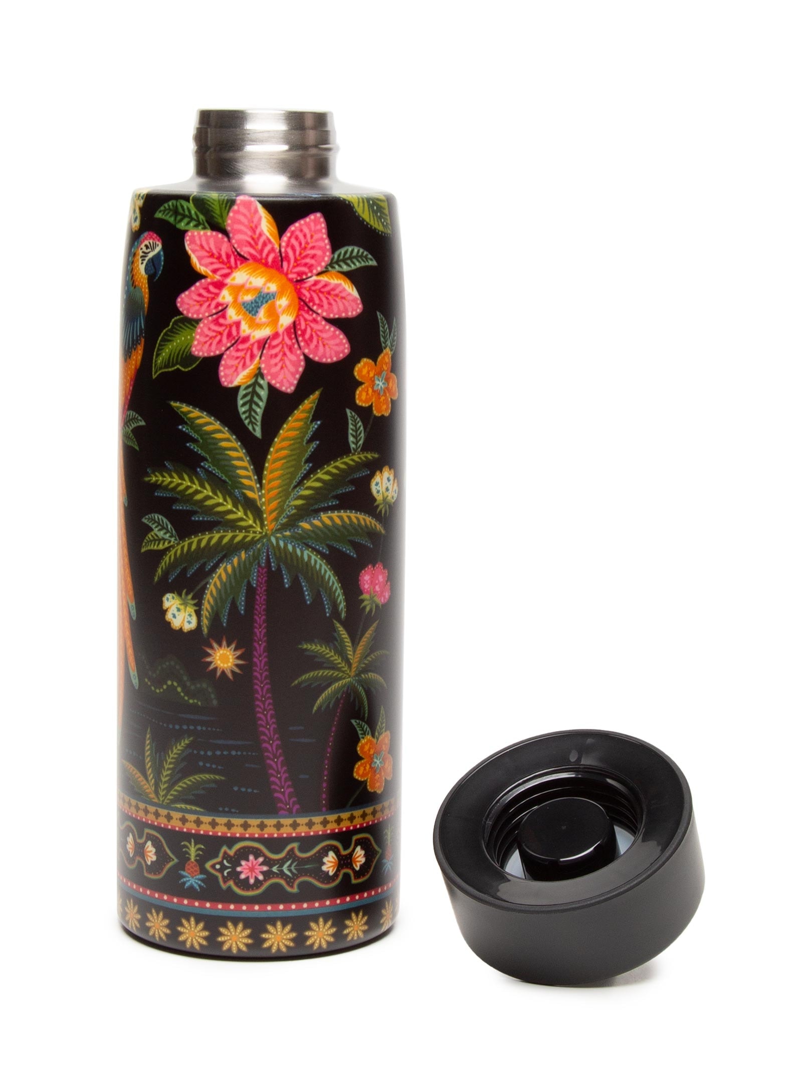 Garrafa Que Sede 750 ML Samba Das Araras Preto Farm Etc