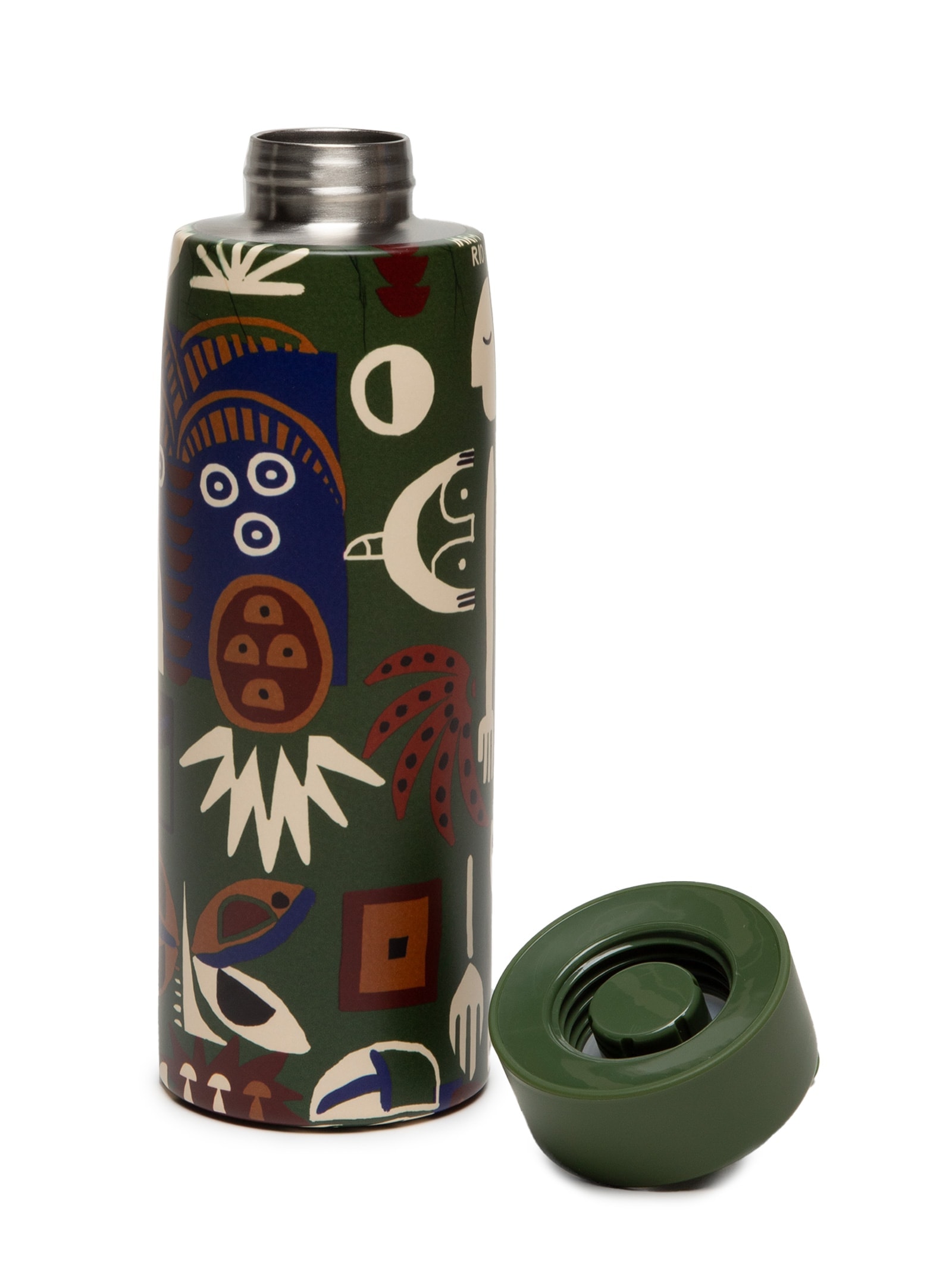 Garrafa Que Sede 750ML Gráfico Tropi Verde Farm Etc