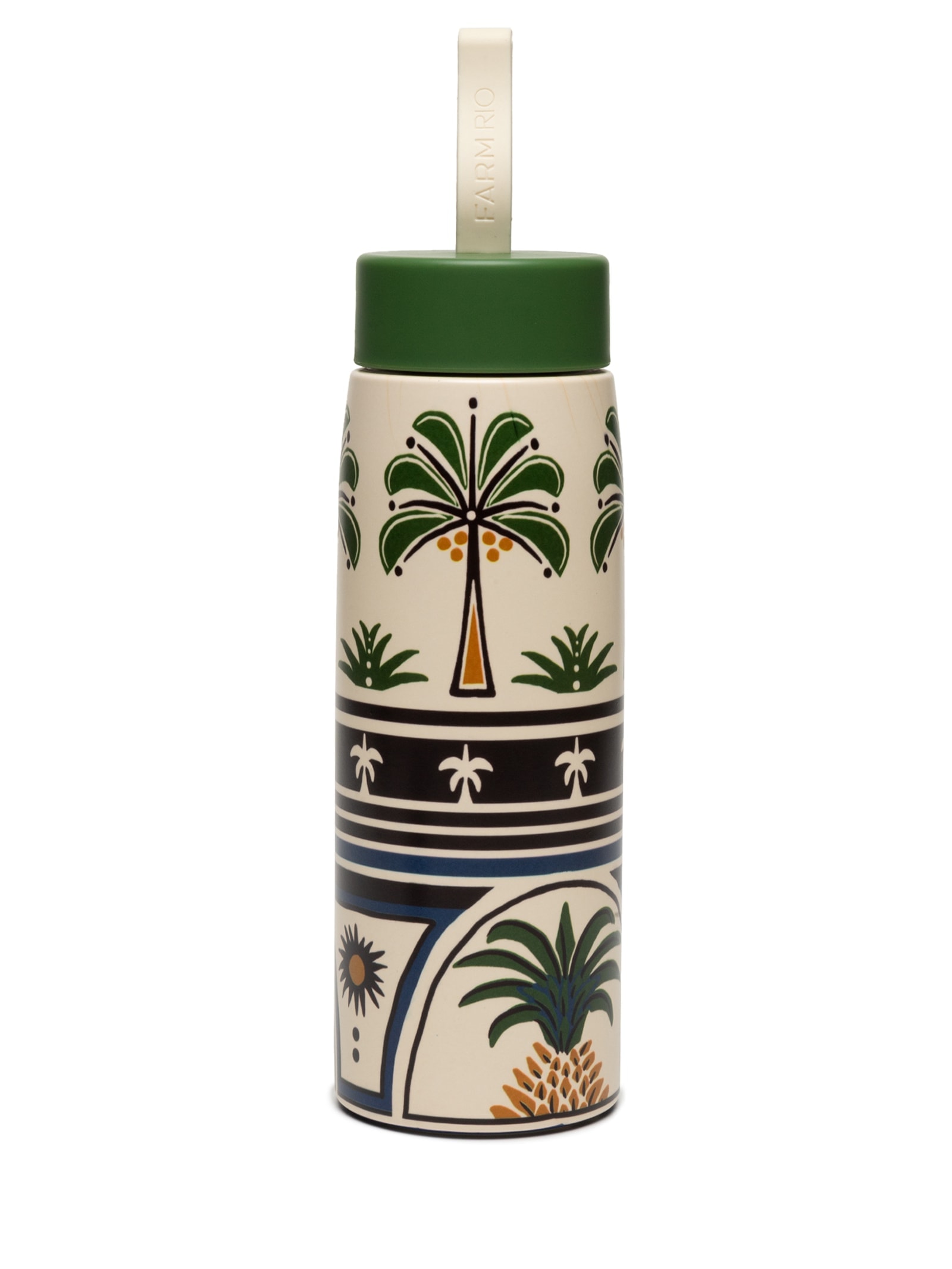 Garrafa Que Sede 750ML Jardim Tropical Branco Farm Etc