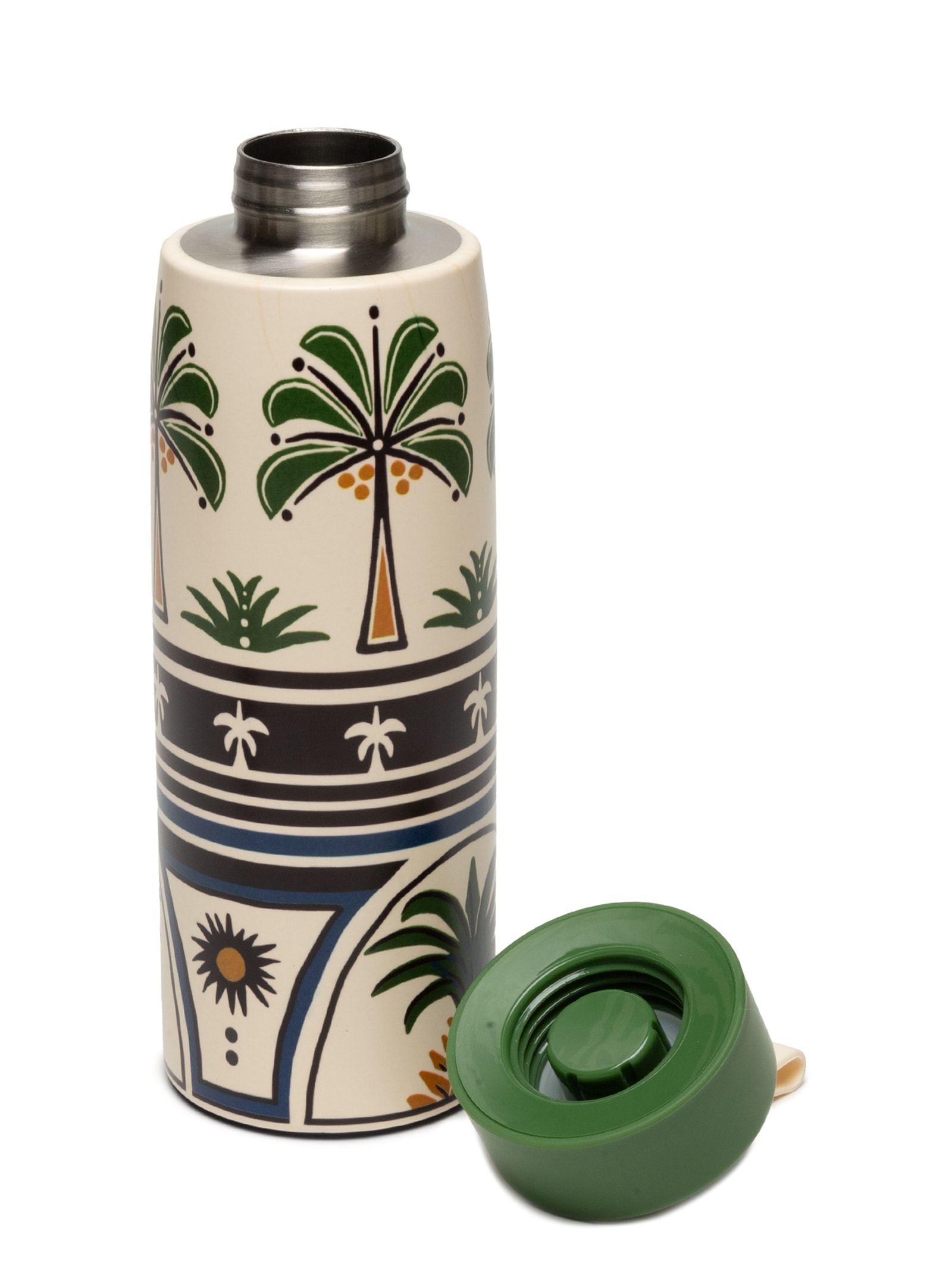 Garrafa Que Sede 750ML Jardim Tropical Branco Farm Etc