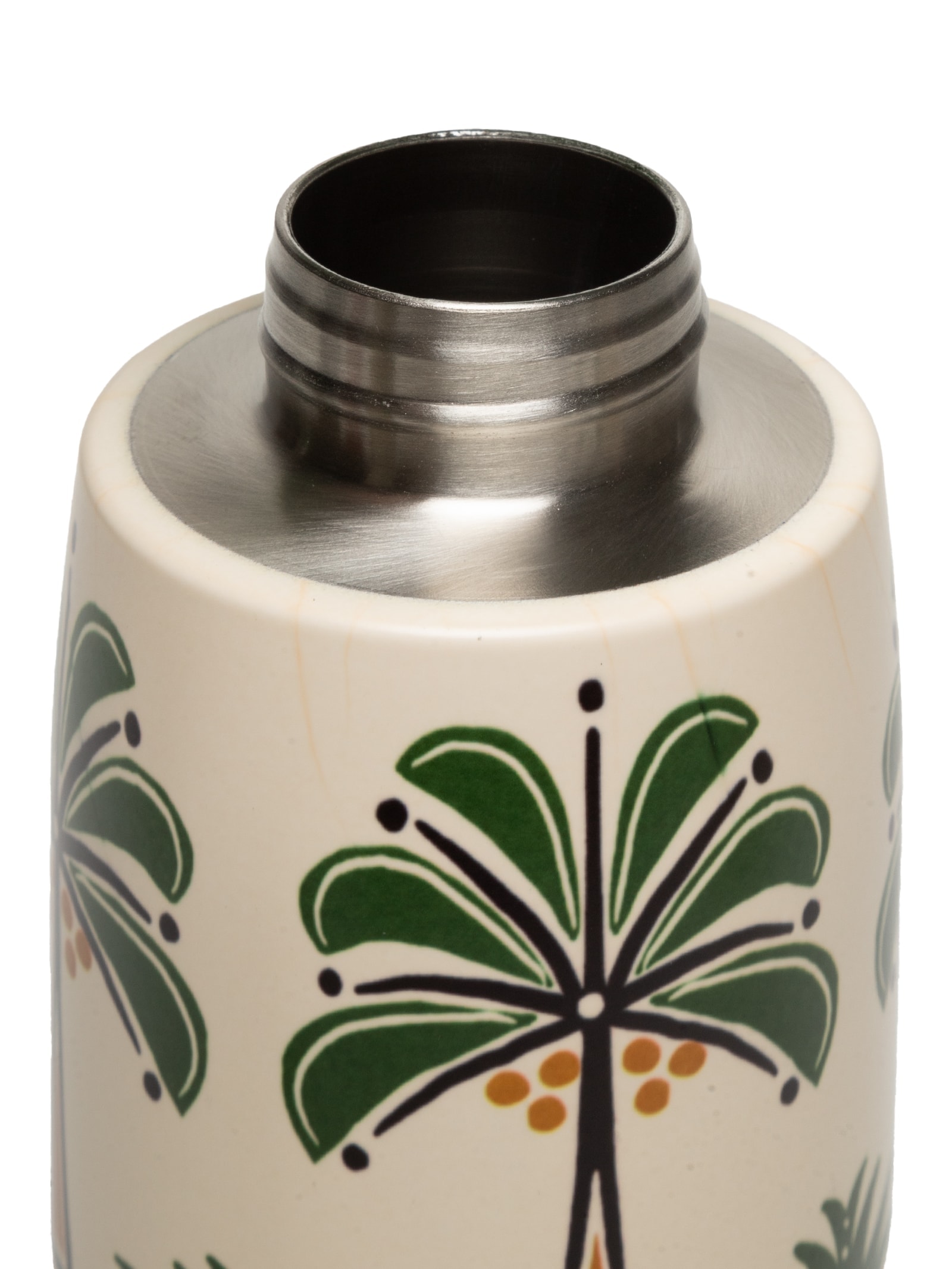 Garrafa Que Sede 750ML Jardim Tropical Branco Farm Etc