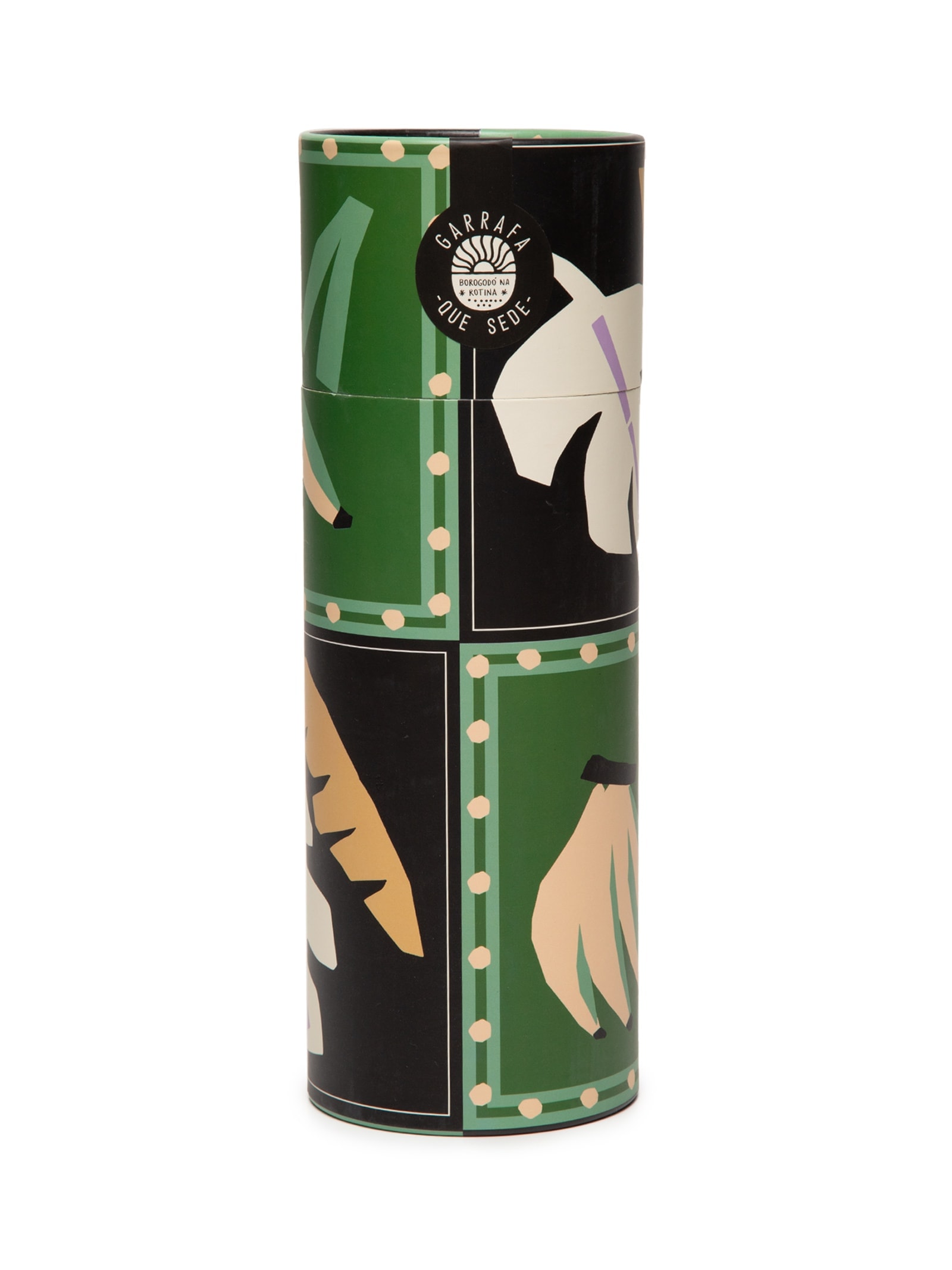 Garrafa Que Sede 750ML Lenço Brasil Verde Farm Etc