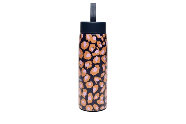 Garrafa Que Sede 750ml Leopard Pop - Azul