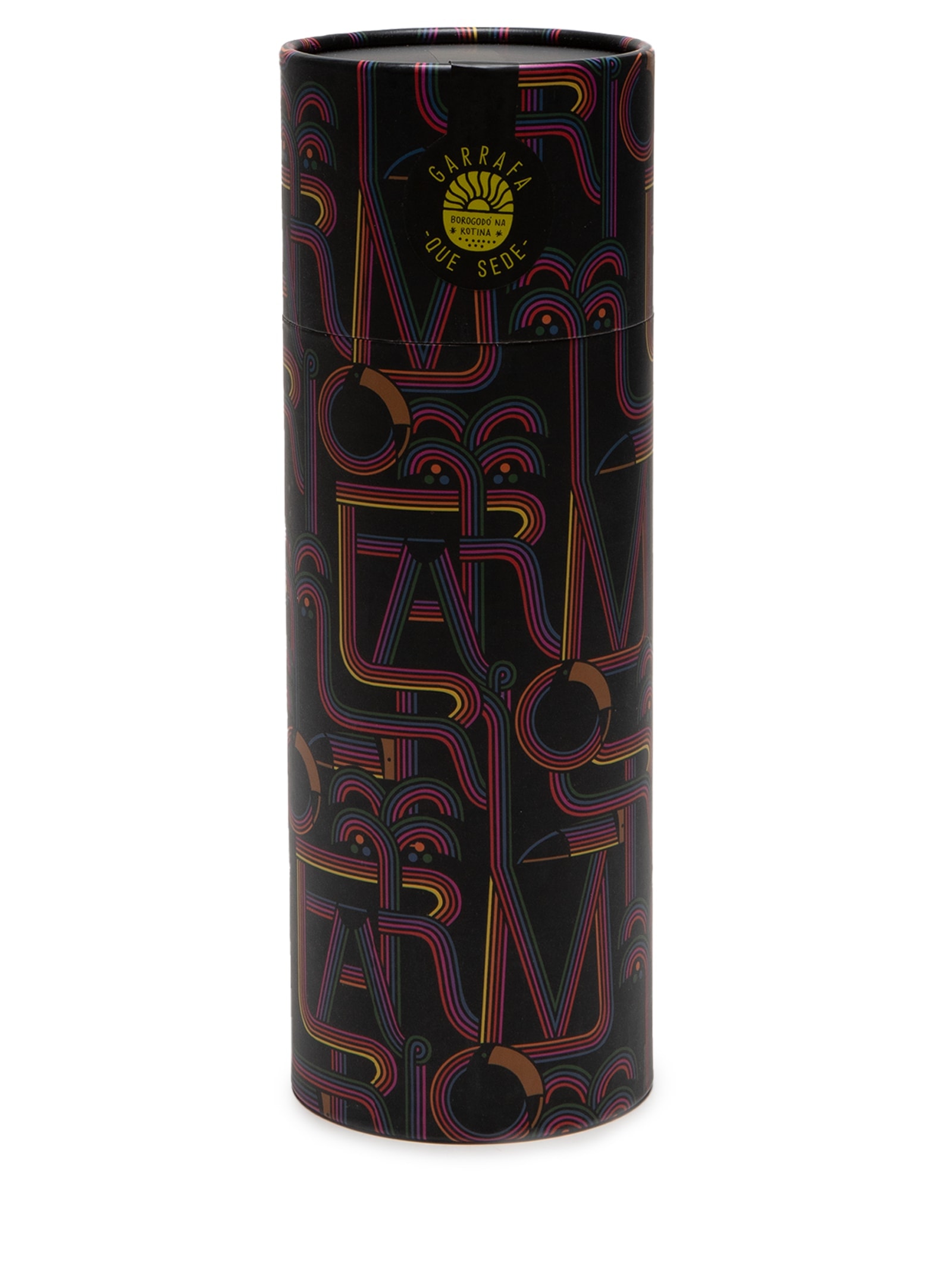 Garrafa Que Sede 750ML Logotuca Preto Farm Etc