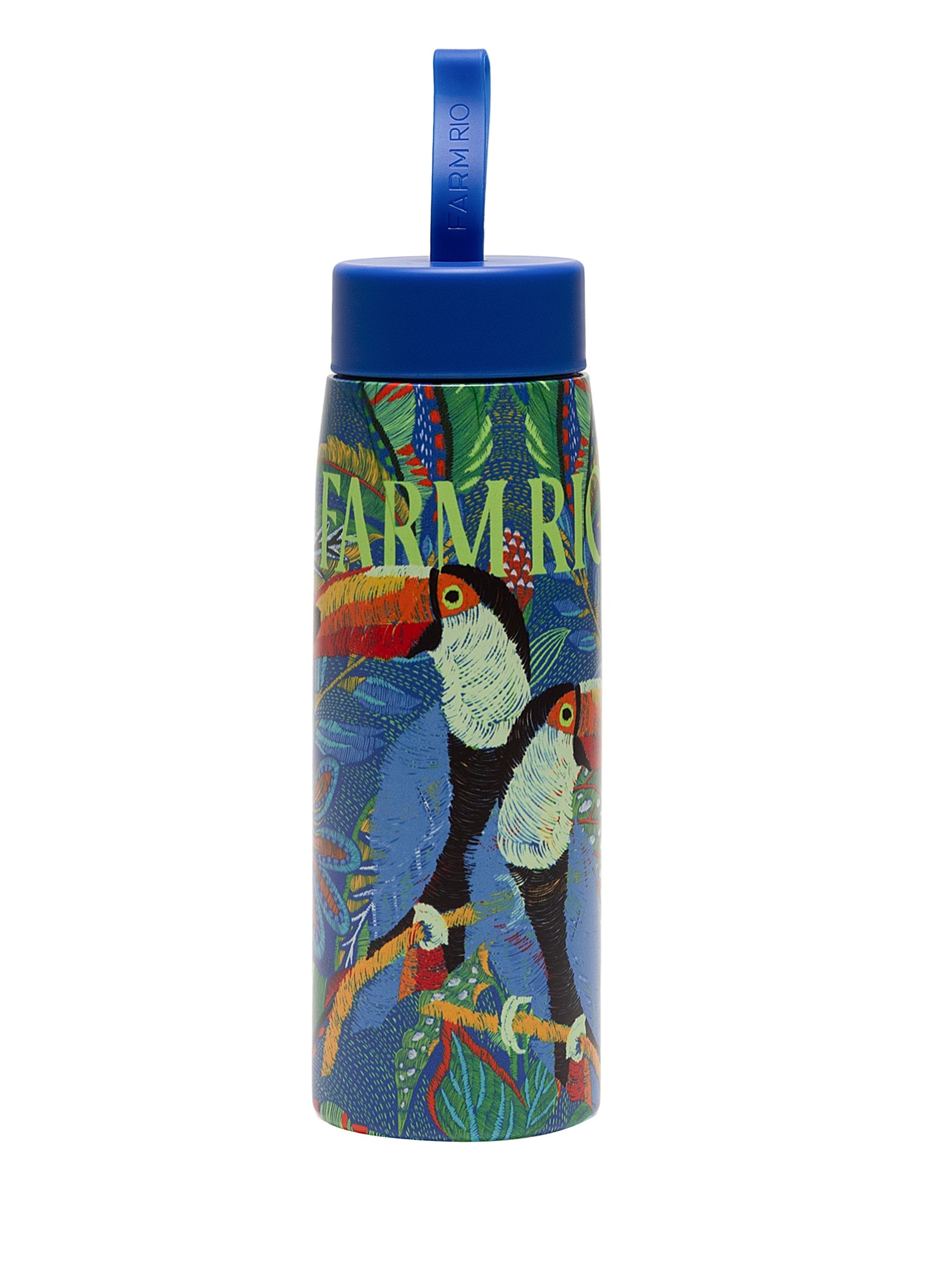Garrafa Que Sede 750ML Tapete De Tucano Azul Farm Etc