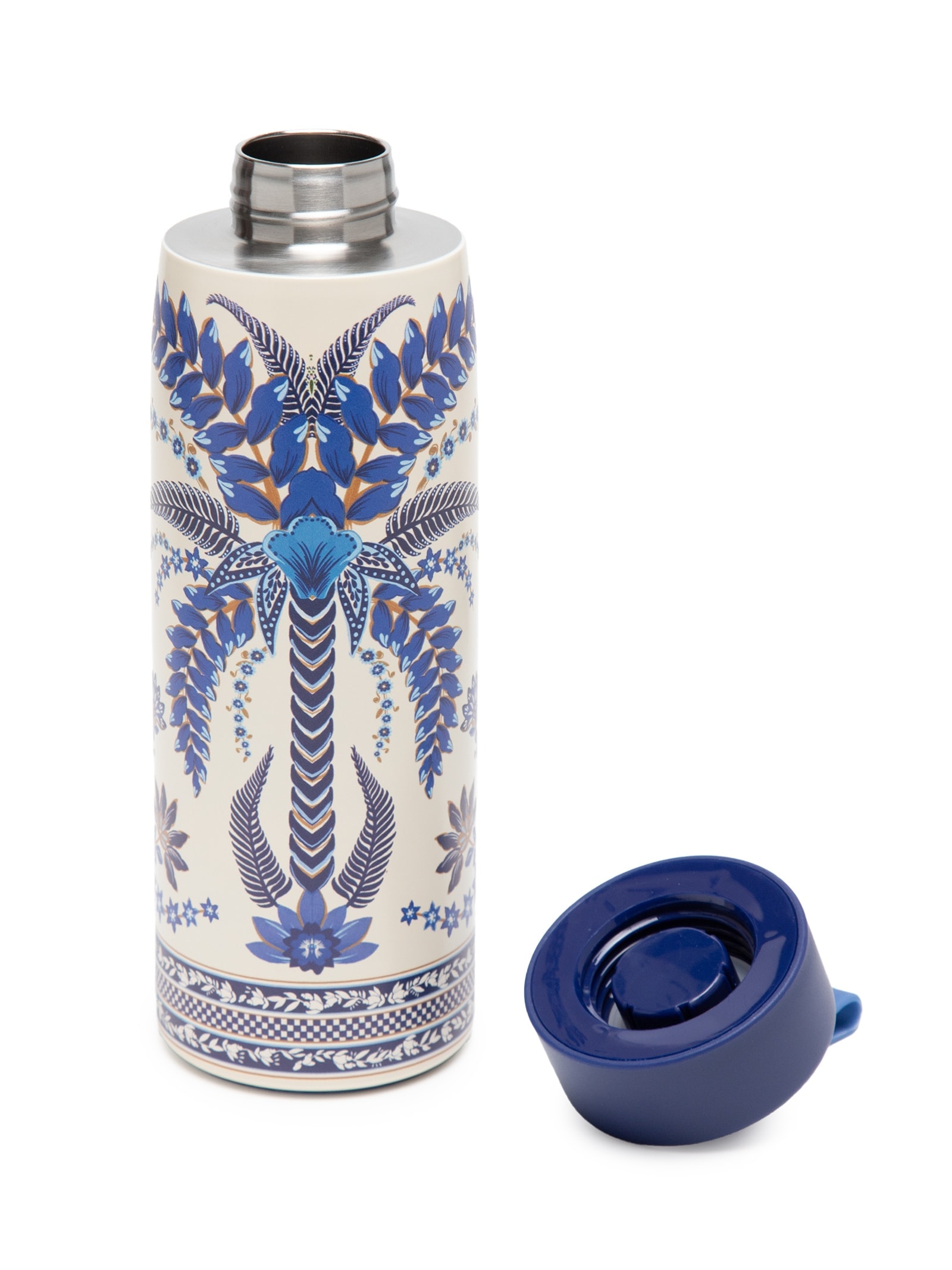 Garrafa Que Sede Encanto Tropical 750 ML Azul Farm Etc