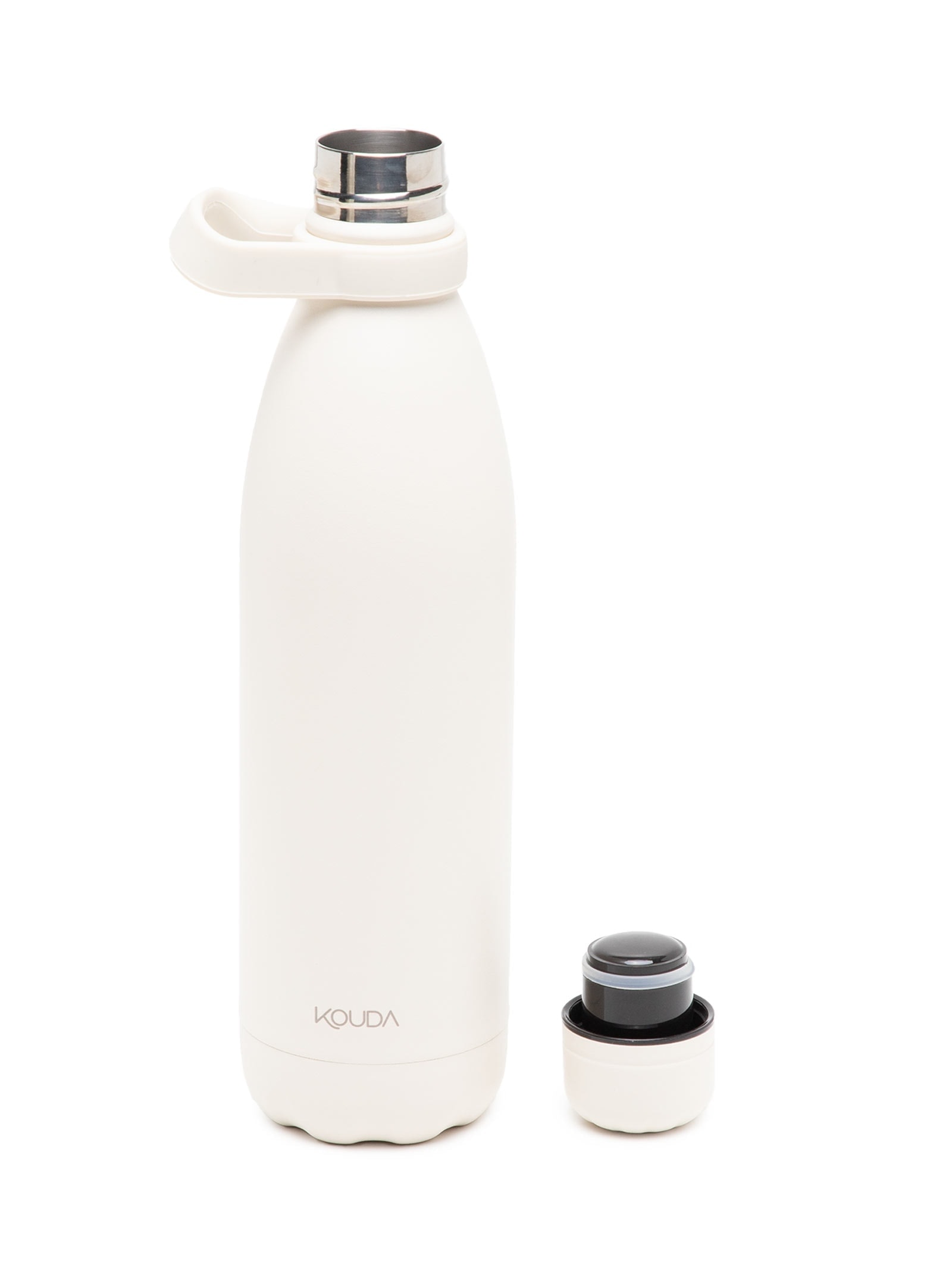 Garrafa Térmica 750ml Grey Branco Kouda