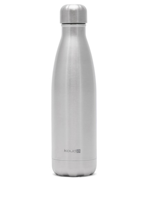 Garrafa Térmica Grey Em Aço Inox 500 ml – Prata