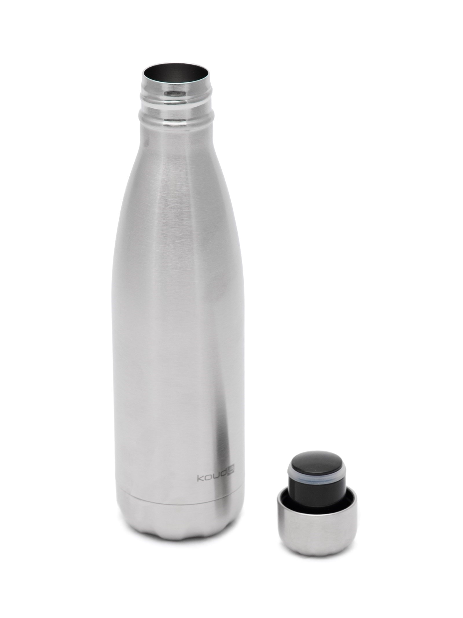 Garrafa Térmica Grey Em Aço Inox 500 ml Prata Kouda