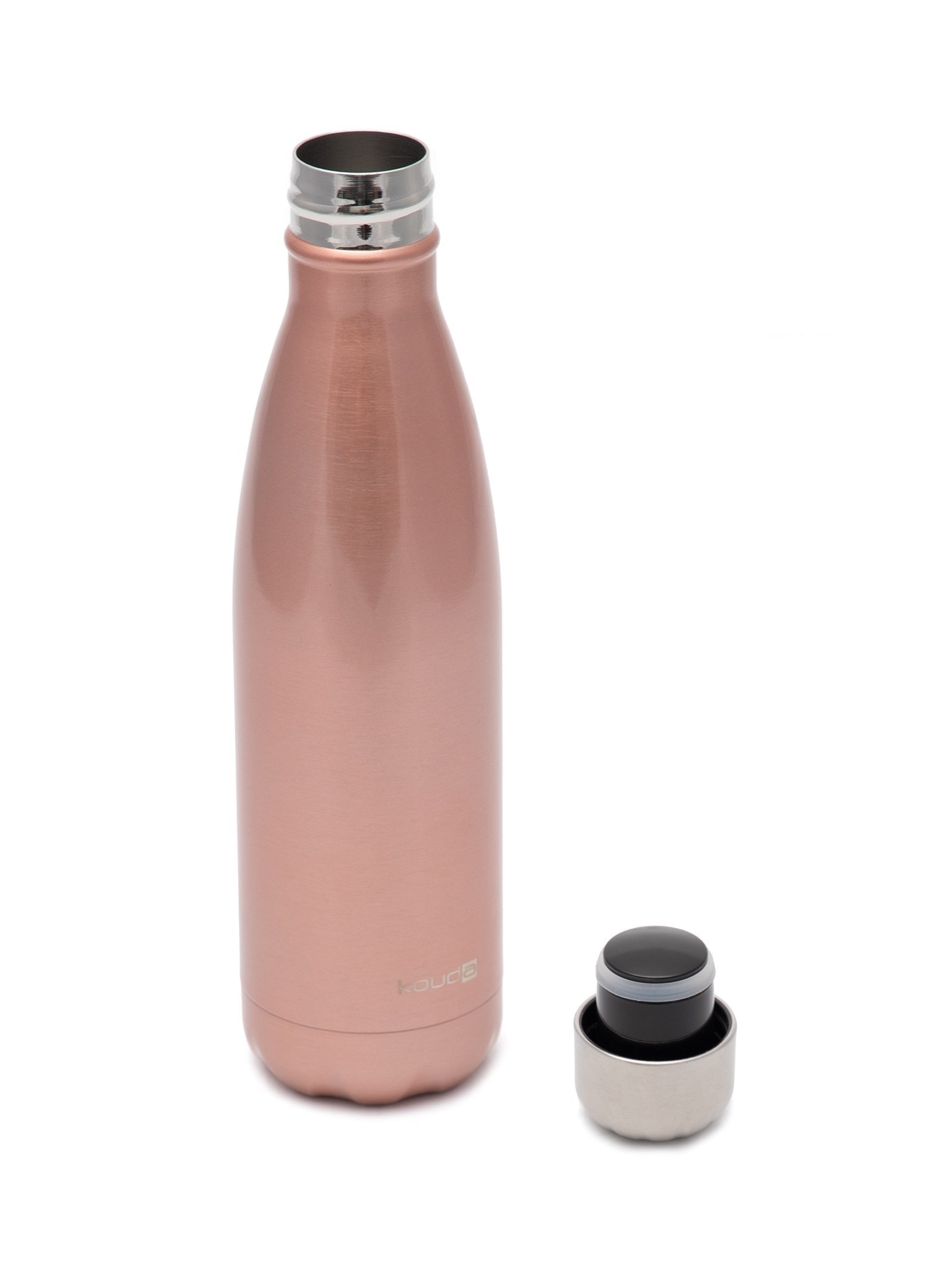 Garrafa Térmica Grey Em Aço Inox 500 ml Rosa Kouda