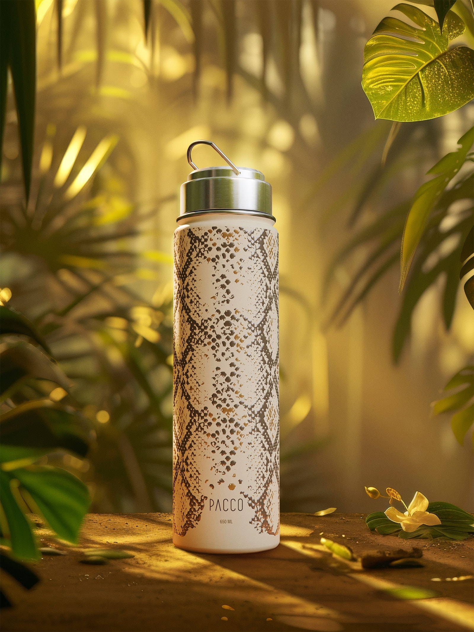 Garrafa Térmica Hydra Trust 650Ml Branco Pacco