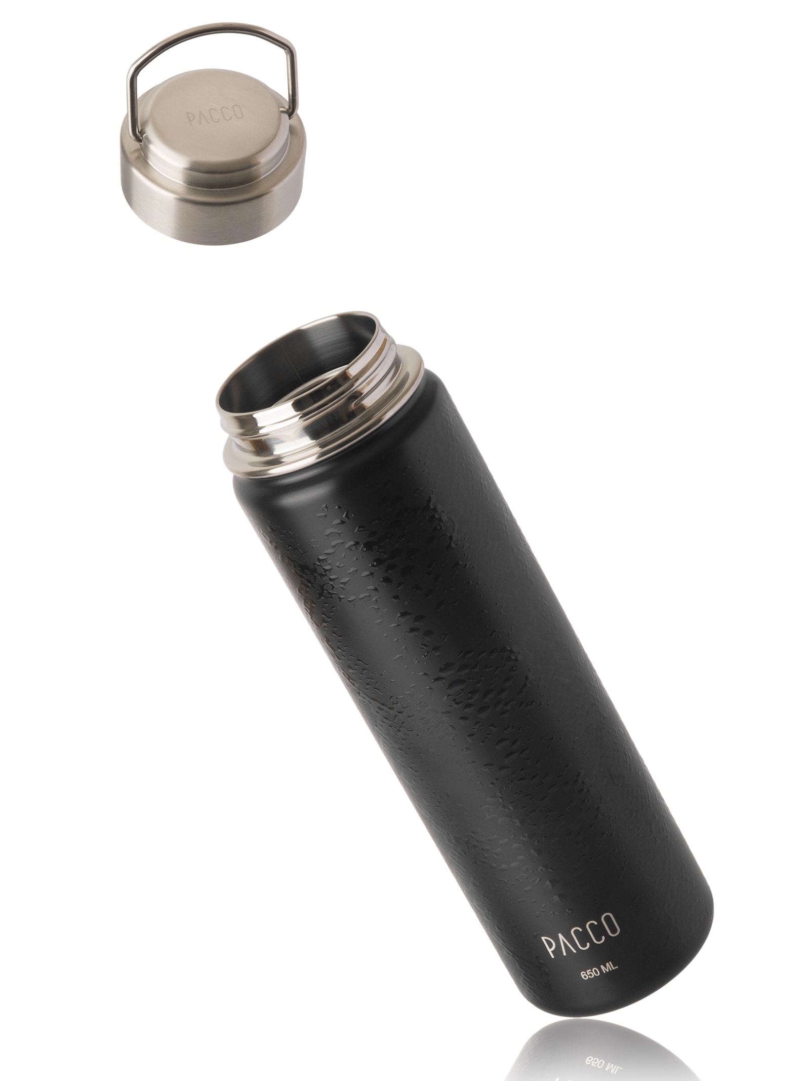 Garrafa Térmica Hydra Trust 650Ml Preto Pacco