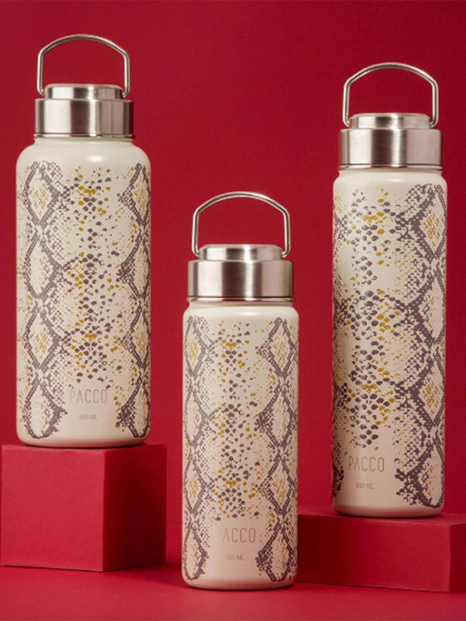 Garrafa Térmica Hydra Trust 950Ml Branco Pacco