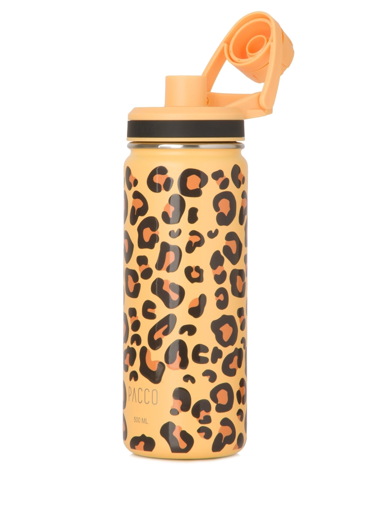 Garrafa Térmica Hydra V2 500 ml Leopard Amarelo Pacco