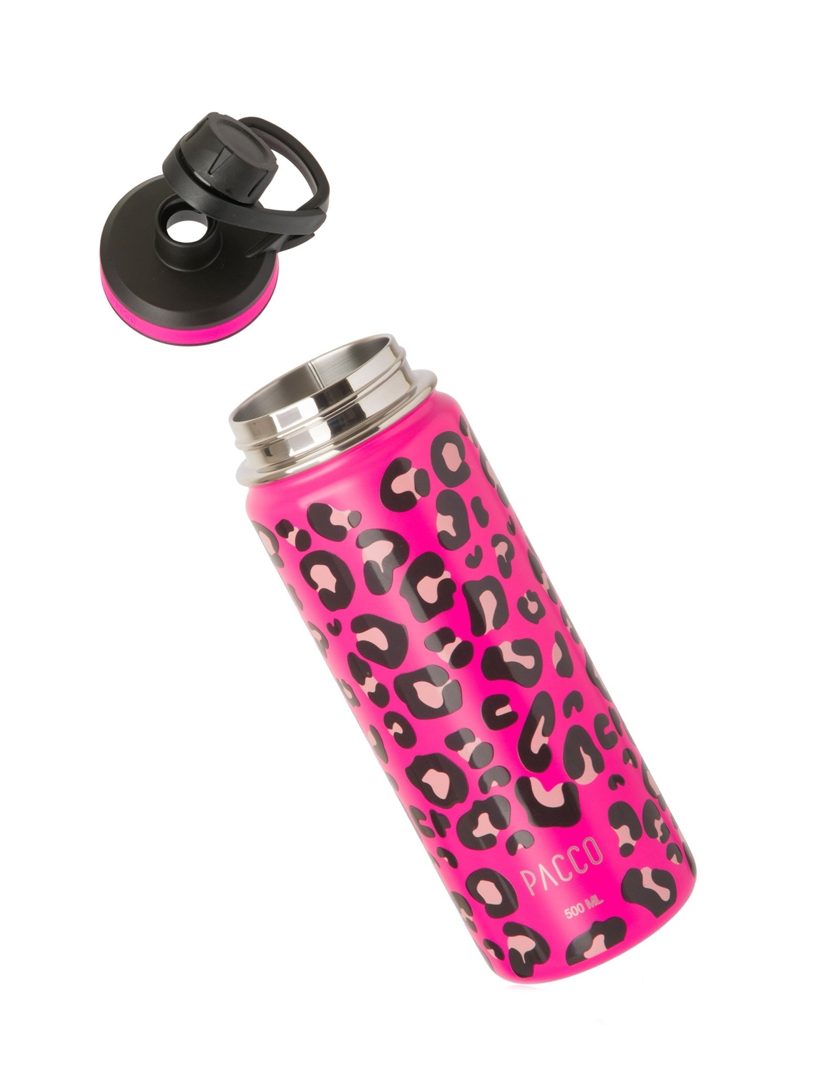 Garrafa Térmica Hydra V2 500 ml Leopard Rosa Pacco