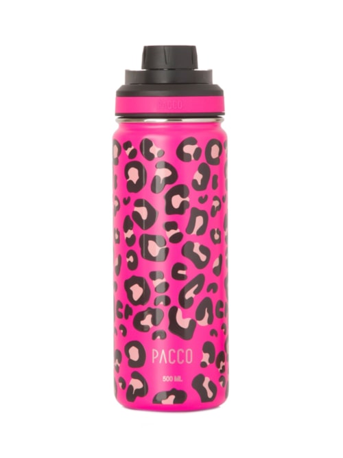 Garrafa Térmica Hydra V2 500 ml Leopard – Rosa