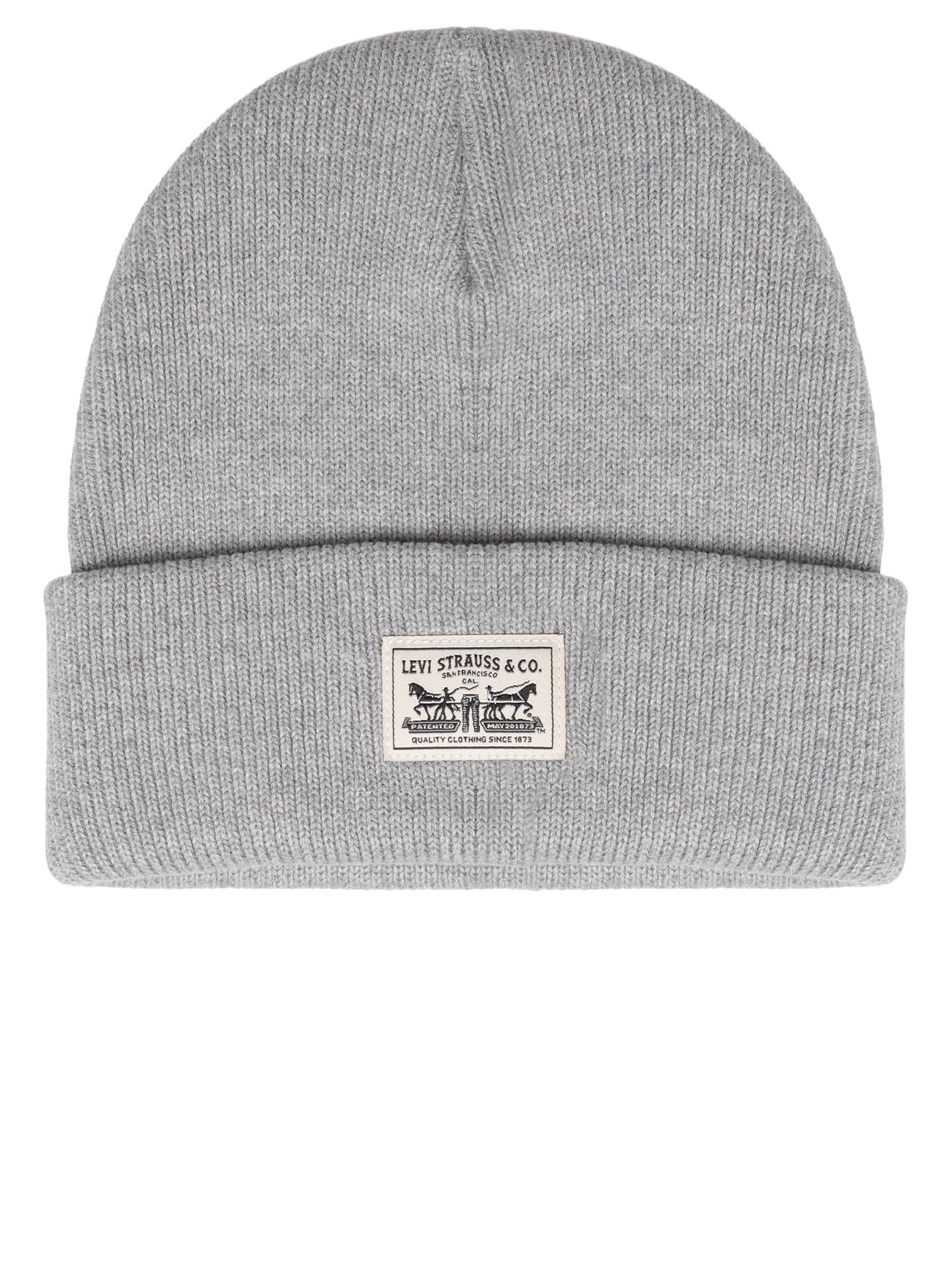 Gorro Masculino Com Patch Traseiro Cinza Levi's