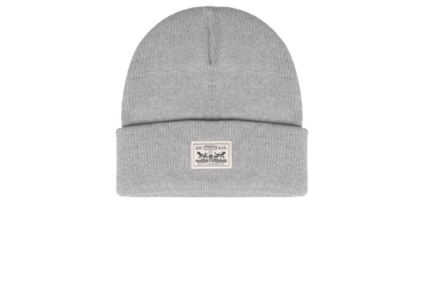 Gorro Masculino Com Patch Traseiro - Cinza