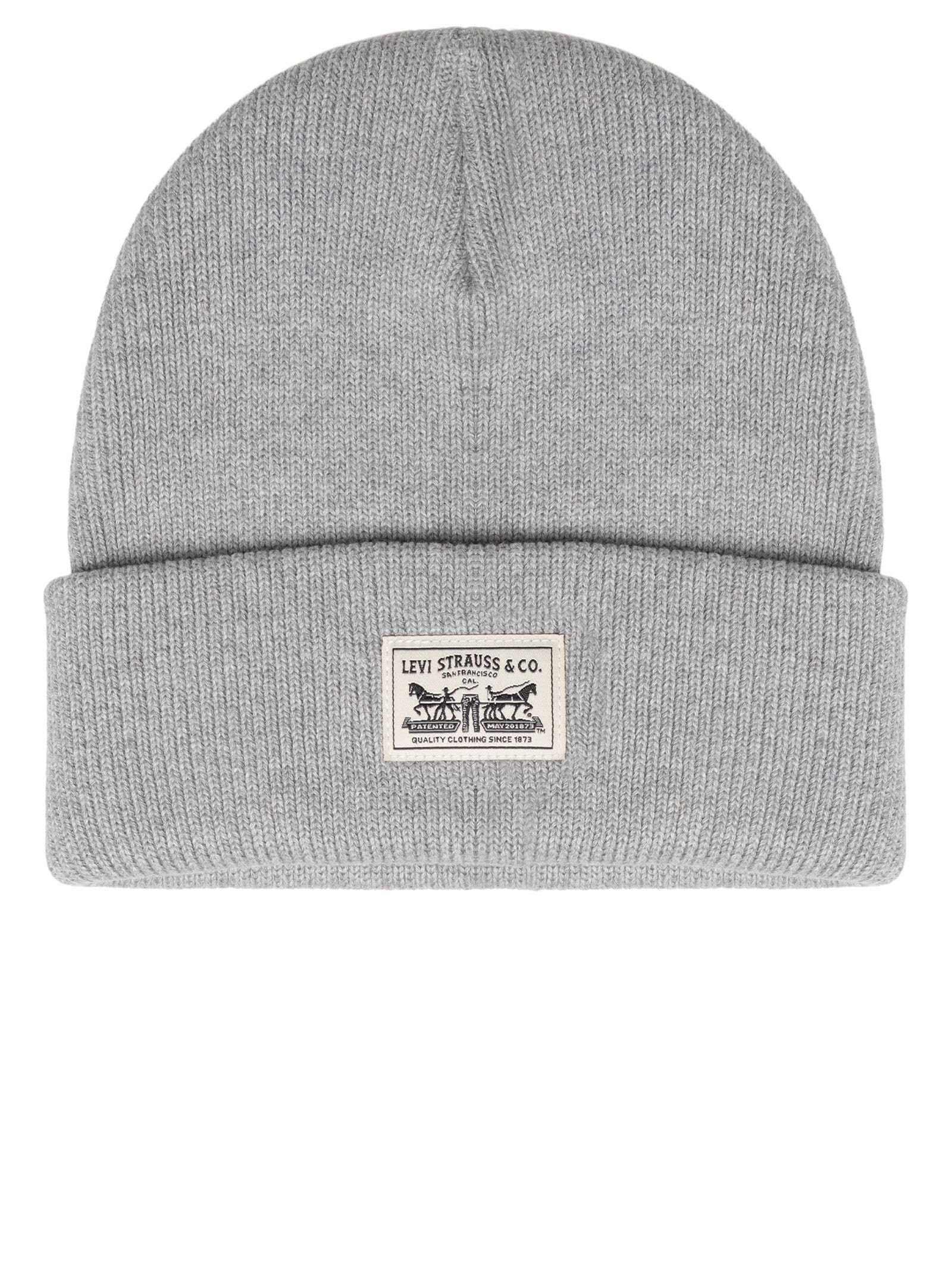 Gorro Masculino Com Patch Traseiro Cinza Levi's