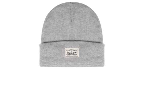 Gorro Masculino Com Patch Traseiro - Cinza