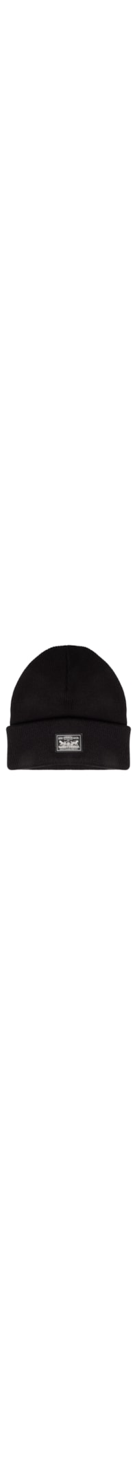 Gorro Masculino Com Patch Traseiro - Preto