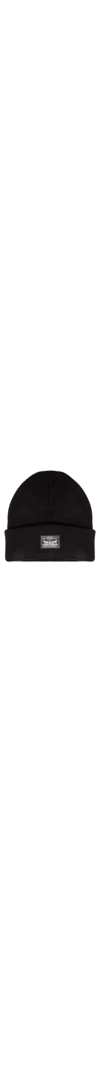 Gorro Masculino Com Patch Traseiro - Preto