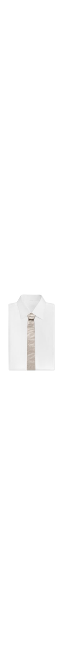 Gravata Masculina H-Tie Cm 7.5 262 - Collab David Beckham - Branco