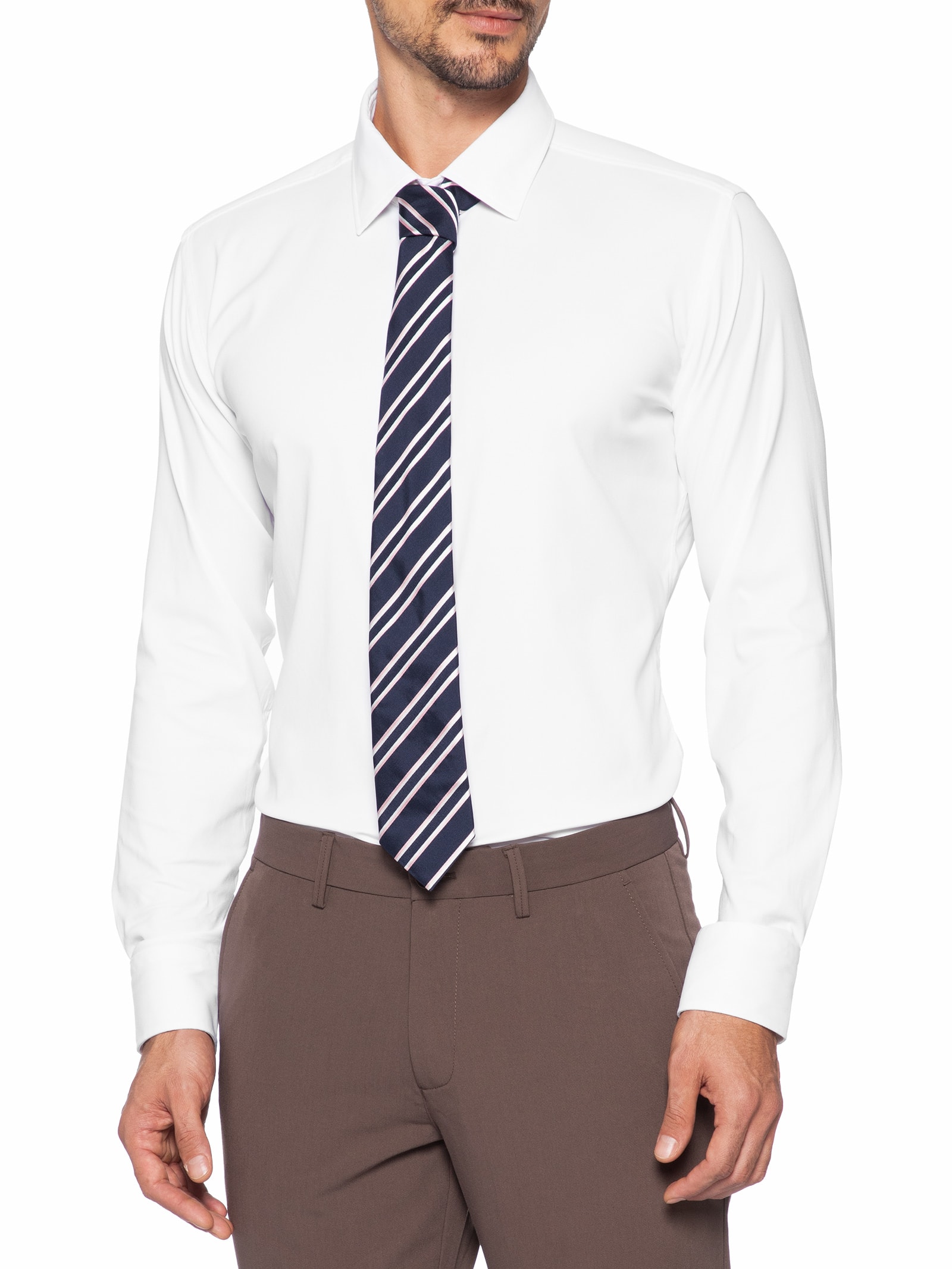 Gravata Masculina H-Tie Cm 7.5 262 Collab David Beckham Rosa Boss