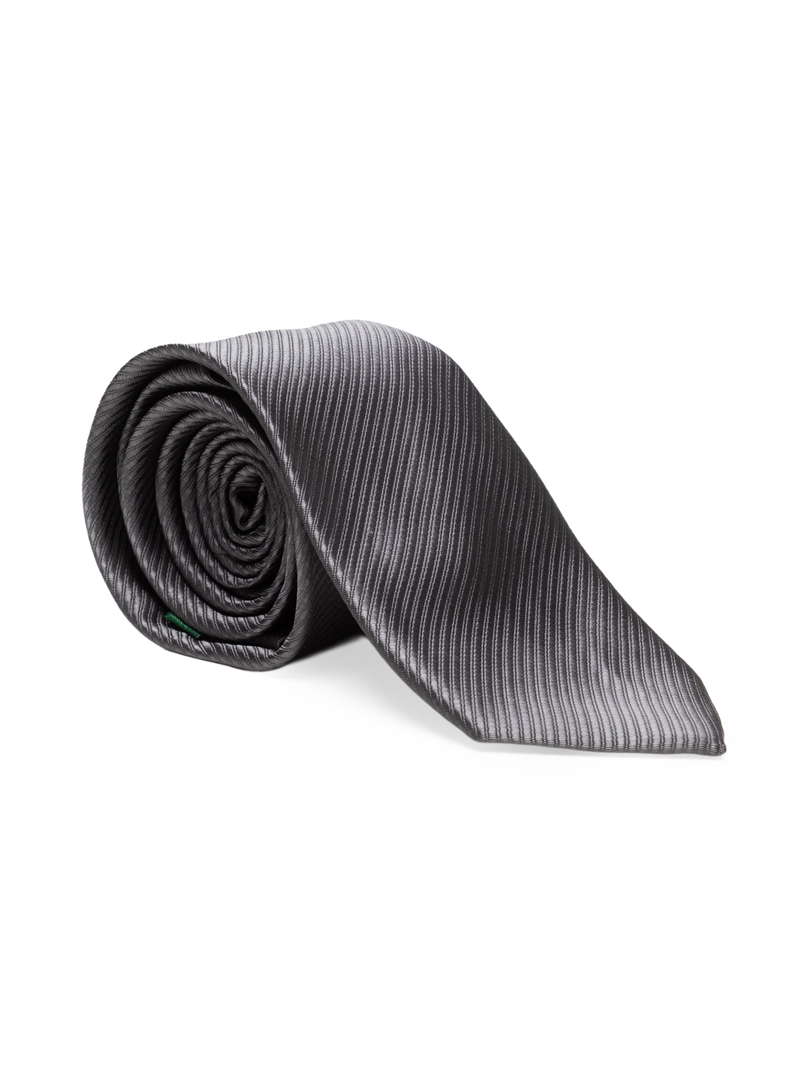 Gravata Masculina Maquineta Diagonal Cinza Sergio K