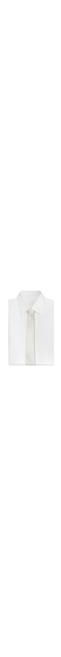 Gravata Masculina Maquineta Essencial - Branco