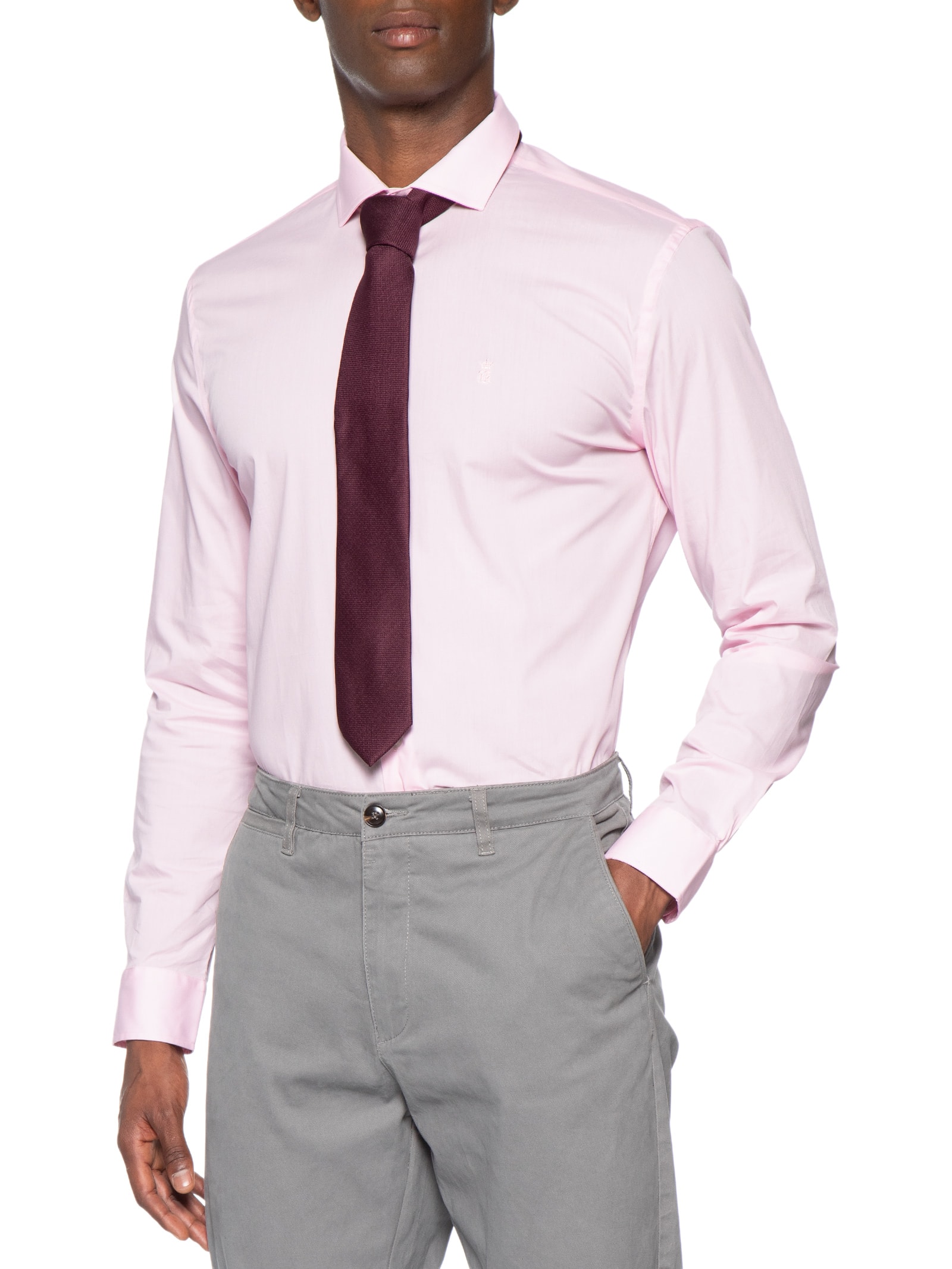 Gravata Masculina Maquineta Essential Vermelho Sergio K