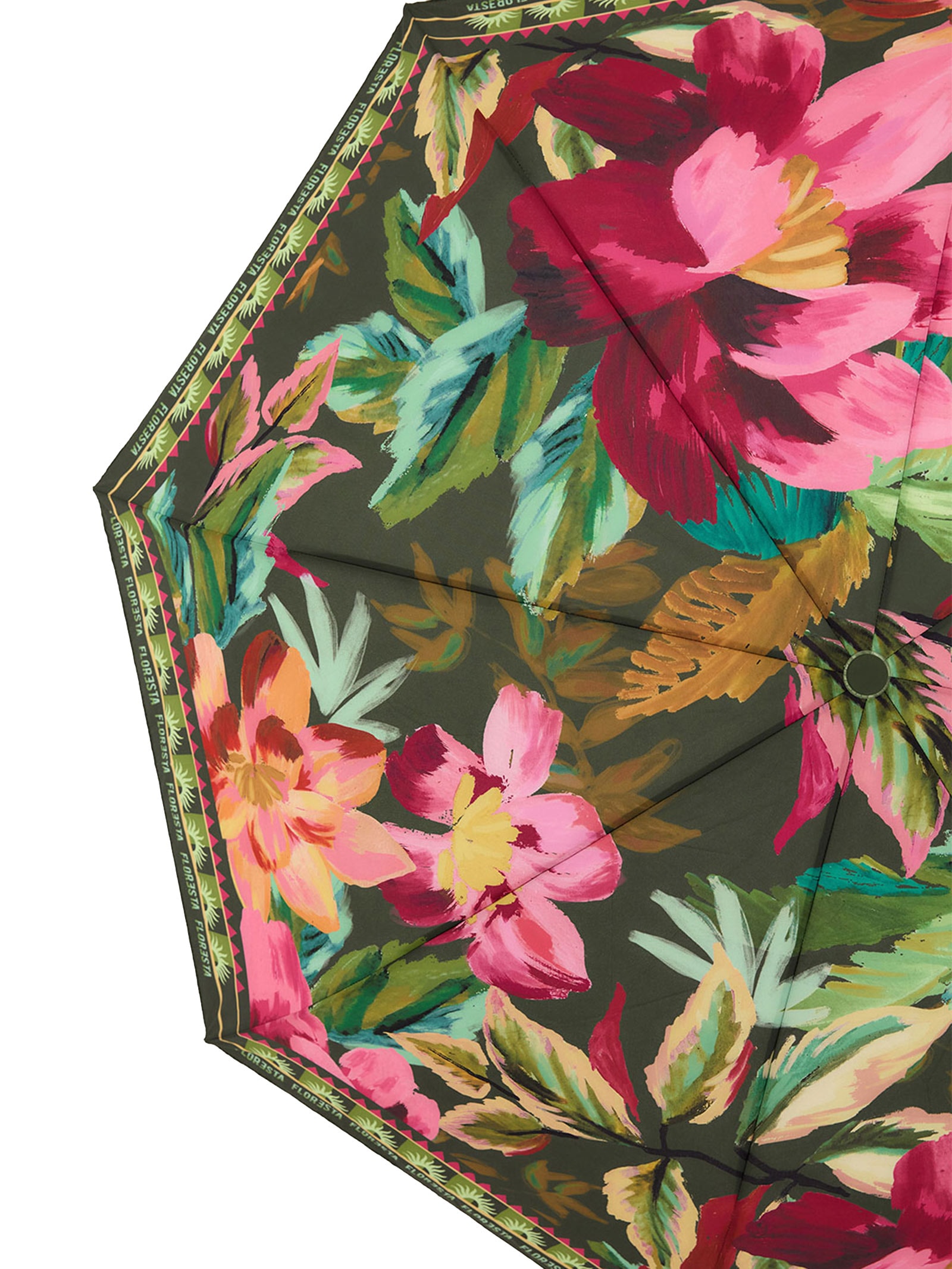 Guarda-Chuva Chuá Painted Flowers Verde Farm Etc