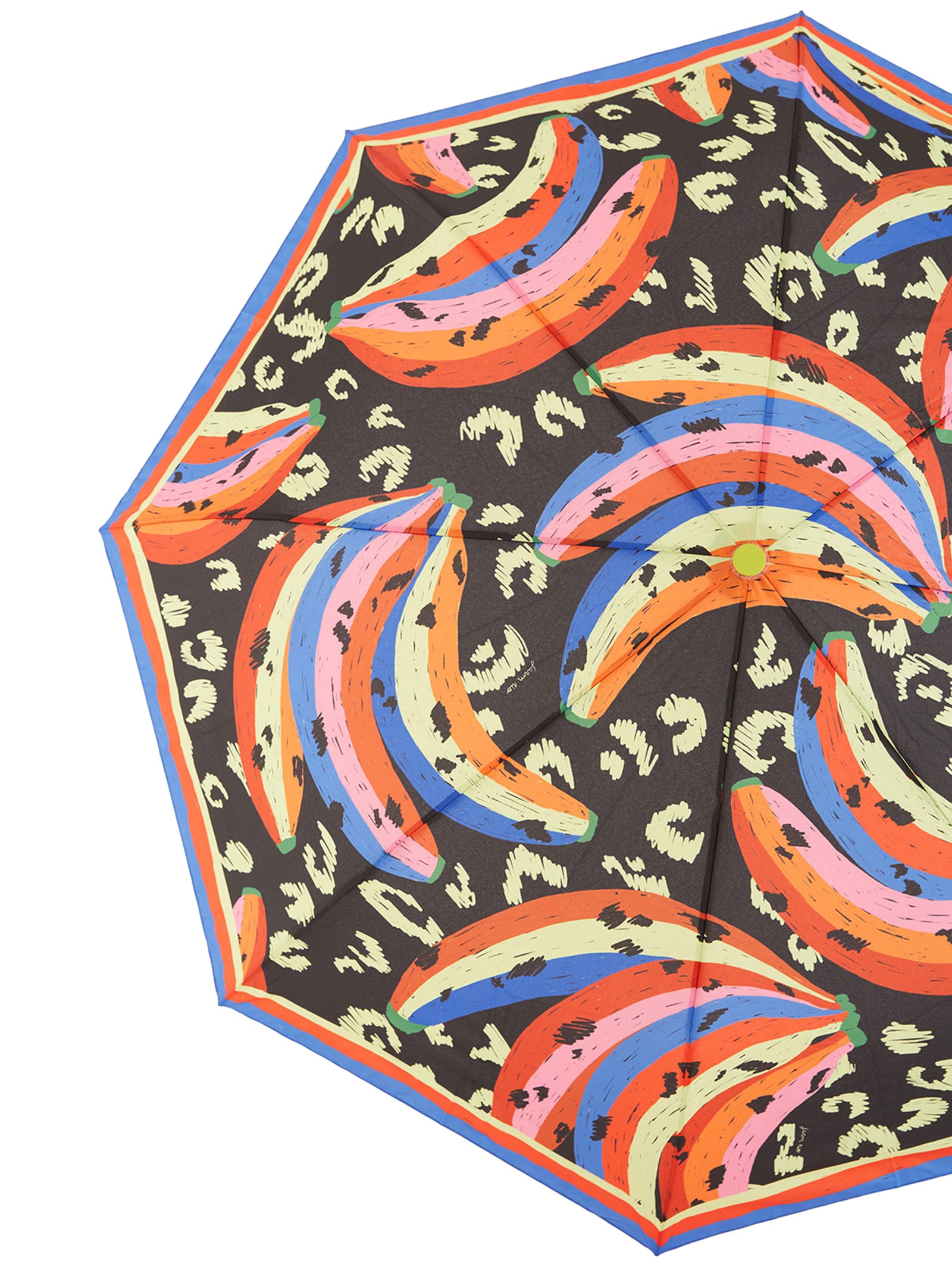Guarda Chuva Feminino Bananada Preto Farm Etc