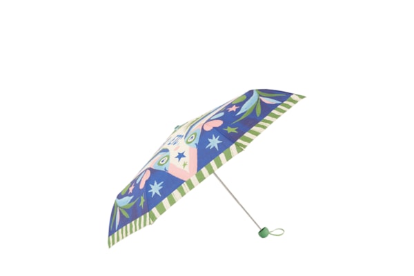 Guarda Chuva Feminino Rótulos Sardinhas - Verde
