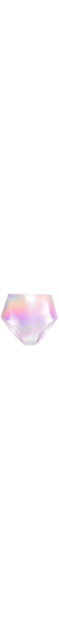Hot Pant Carnaval Em Malha Holográfica - Lilás