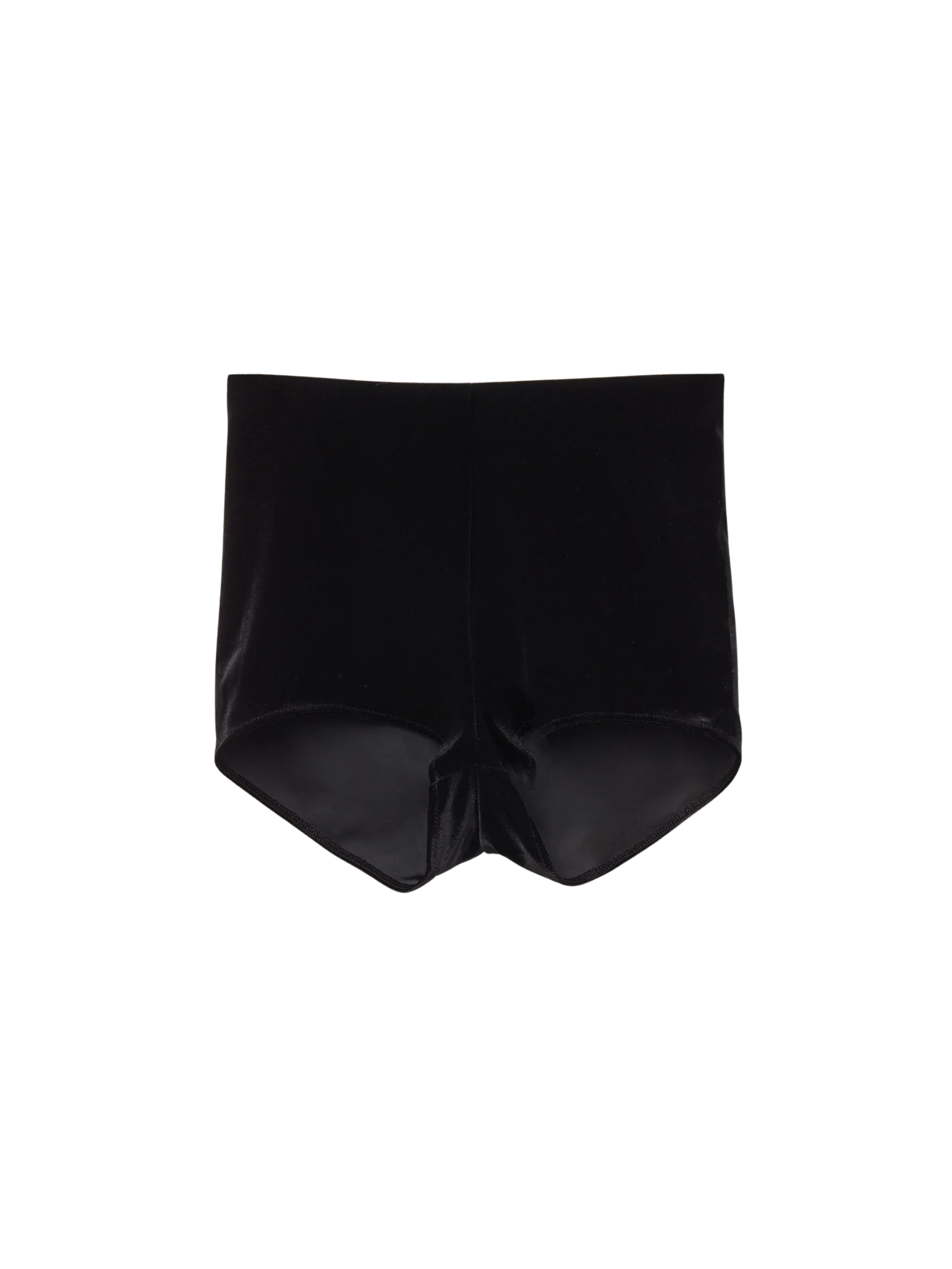 Hot Pant Em Veludo Preto Calzedonia
