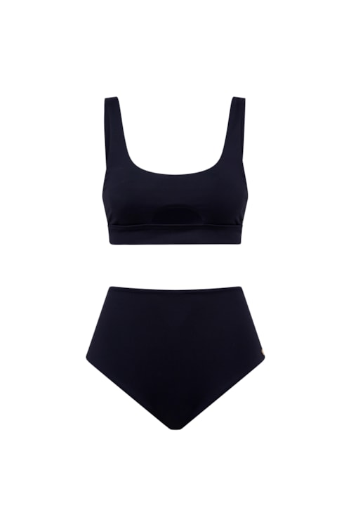 Hot Pant Maxi Cintia Corpo – Preto