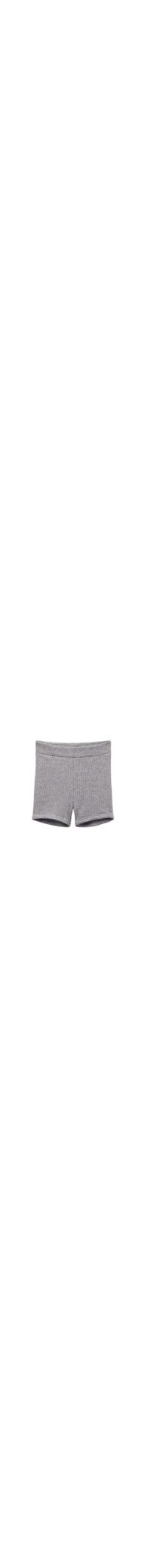 Hot Pant Soft Tricot - Cinza