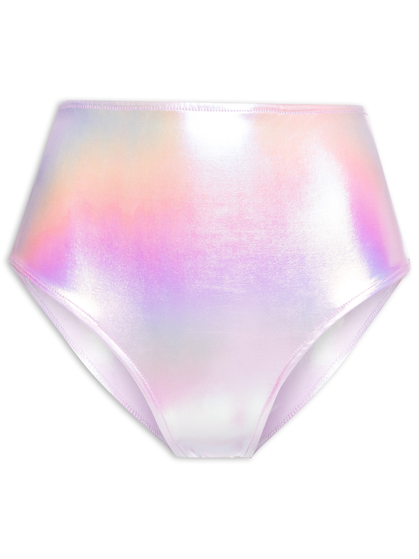 Hot Pants Carnaval Em Malha Holográfica Lilás Market 33