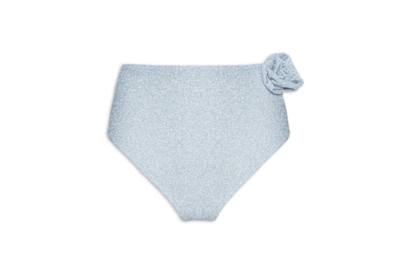 Hotpant Carnaval Em Lurex - Azul