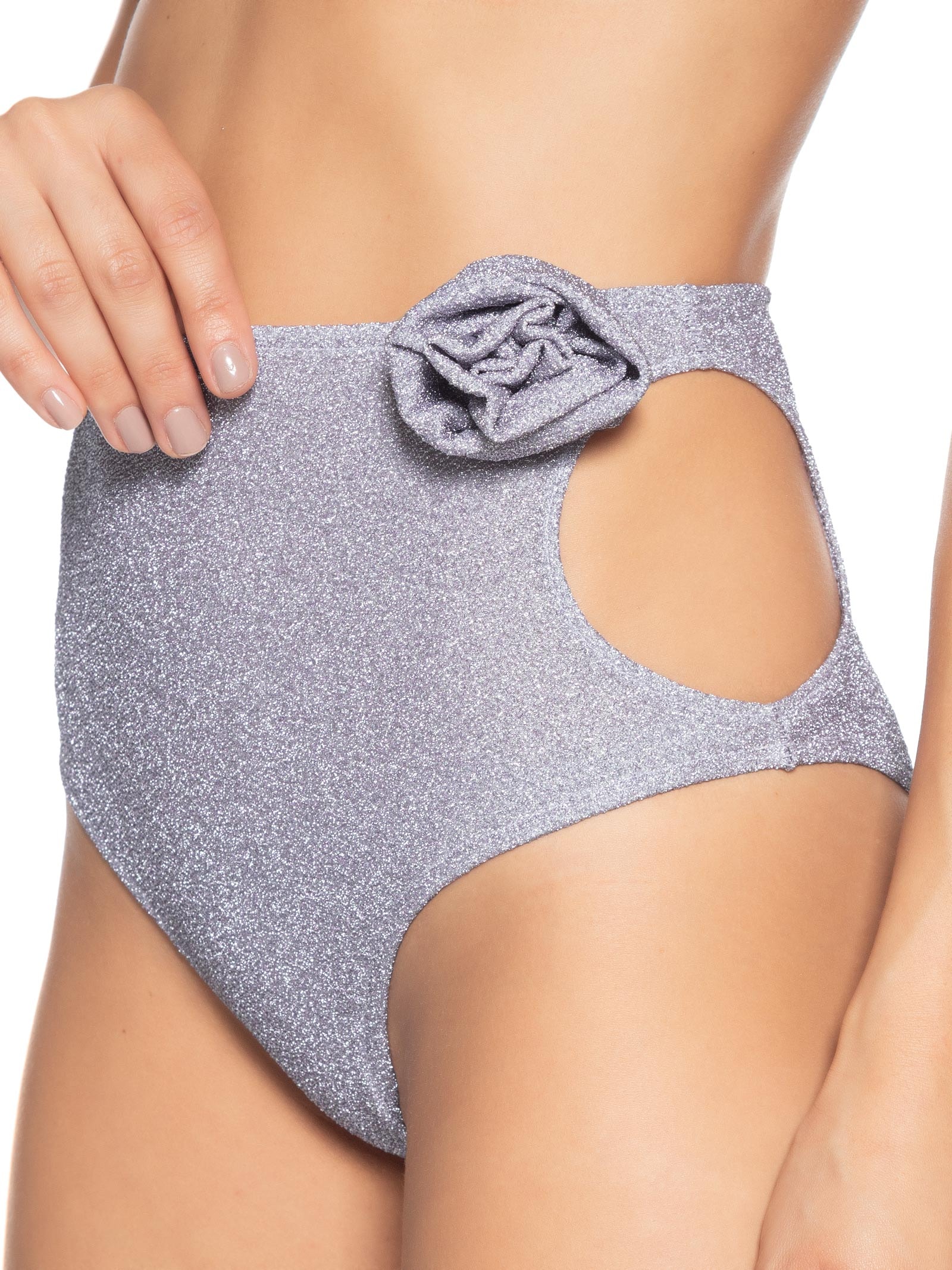 Hotpant Carnaval Em Lurex Roxo Market 33