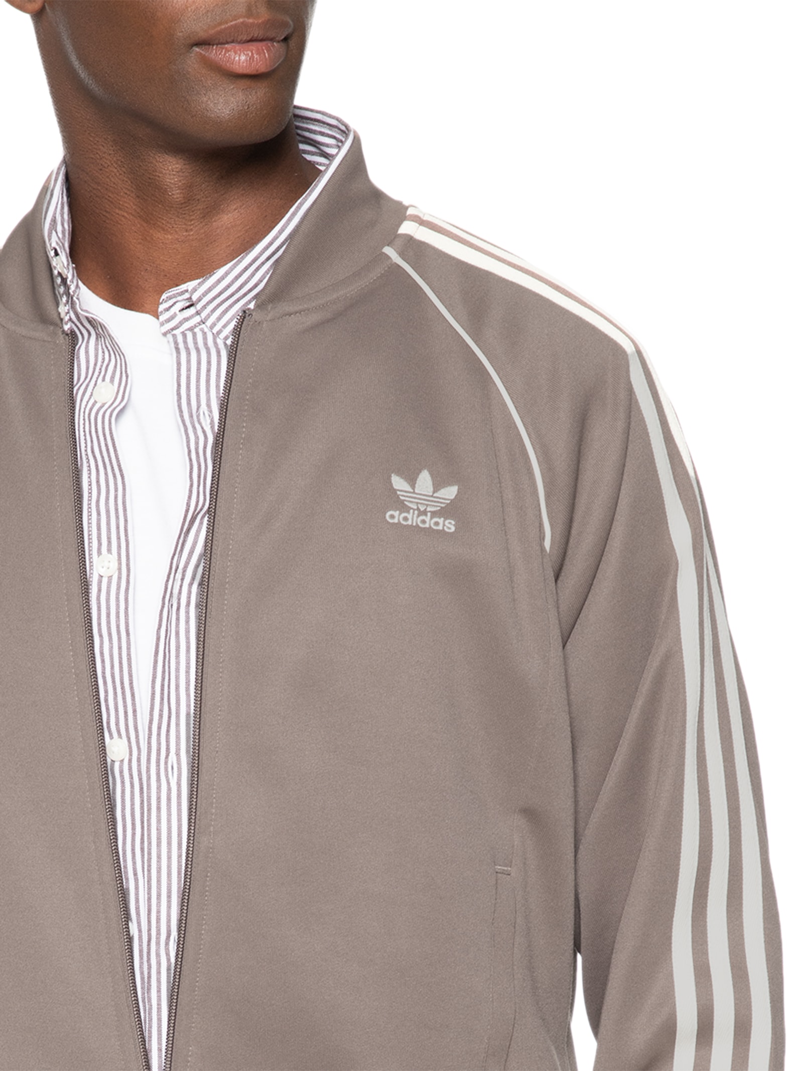 Jaqueta Adicolor Classics SST Marrom Adidas Originals