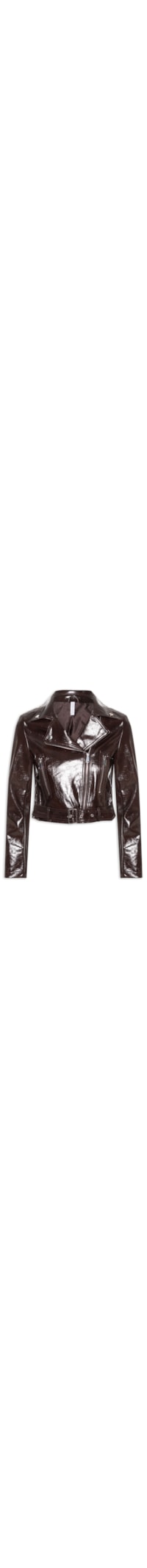 Jaqueta Biker Feminina - Marrom
